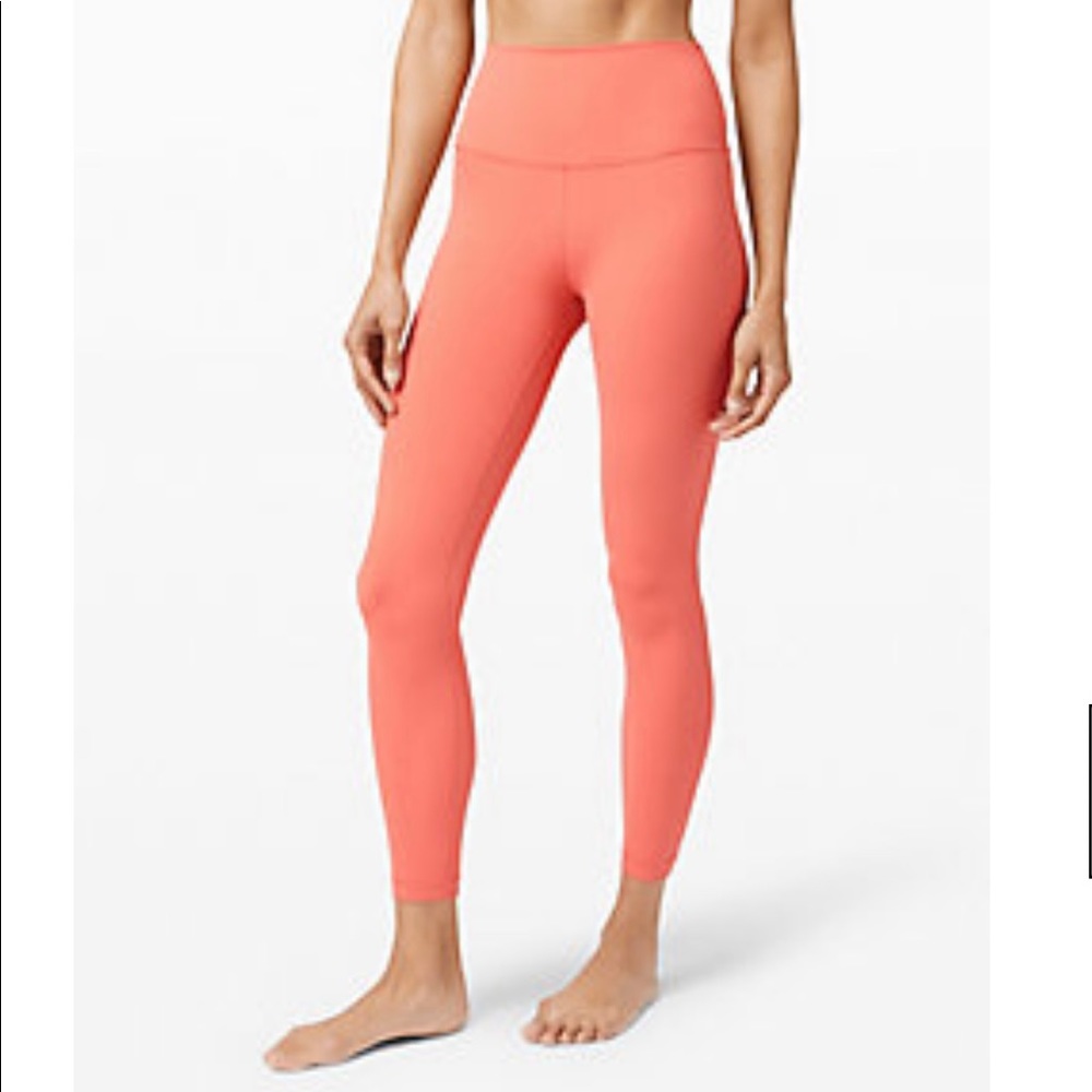 Lululemon Align rustic coral leggings